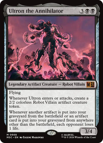 Image for Ultron the Annihilator (668) (Commander: Marvel Super Heroes) - Magic: The Gathering
