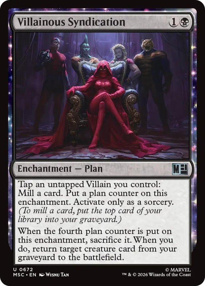 Image for Villainous Syndication (672) (Commander: Marvel Super Heroes) - Magic: The Gathering