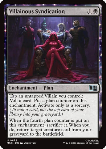 Image for Villainous Syndication (672) (Commander: Marvel Super Heroes) - Magic: The Gathering