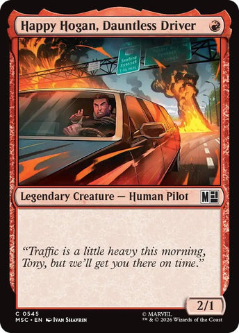 Image for Happy Hogan, Dauntless Driver (0545) (545) (Commander: Marvel Super Heroes) - Magic: The Gathering
