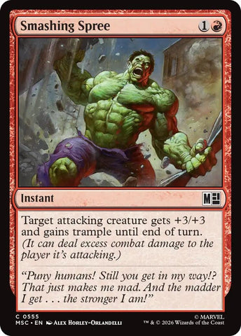 Image for Smashing Spree (555) (Commander: Marvel Super Heroes) - Magic: The Gathering