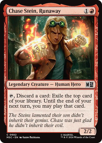Image for Chase Stein, Runaway (682) (Commander: Marvel Super Heroes) - Magic: The Gathering
