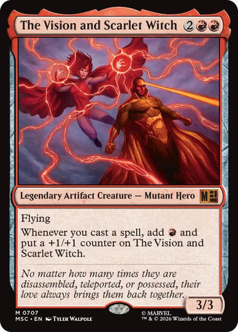 Image for The Vision and Scarlet Witch (707) (Commander: Marvel Super Heroes) - Magic: The Gathering