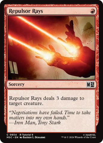 Image for Repulsor Rays (0854) (854) (Commander: Marvel Super Heroes) - Magic: The Gathering