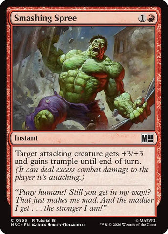 Image for Smashing Spree (0856) (856) (Commander: Marvel Super Heroes) - Magic: The Gathering