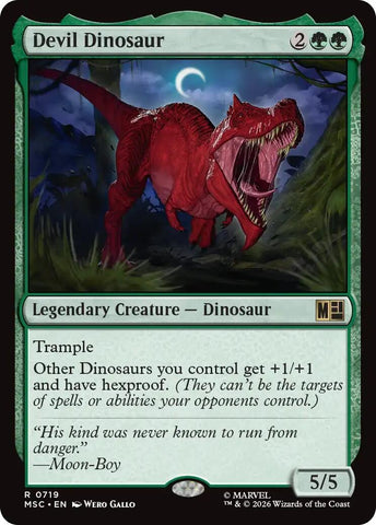 Image for Devil Dinosaur (719) (Commander: Marvel Super Heroes) - Magic: The Gathering