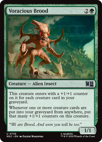 Image for Voracious Brood (735) (Commander: Marvel Super Heroes) - Magic: The Gathering