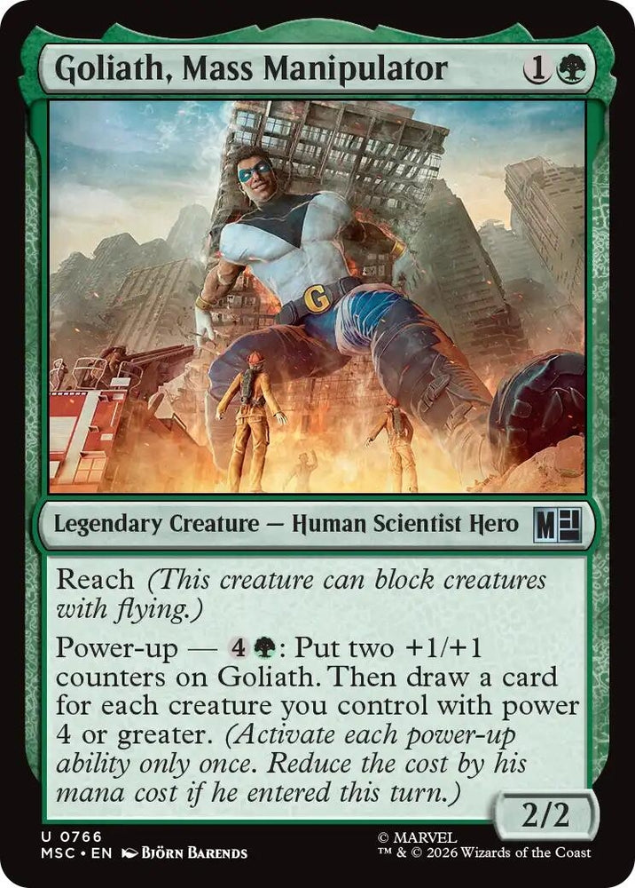 Image for Goliath, Mass Manipulator (766) (Commander: Marvel Super Heroes) - Magic: The Gathering