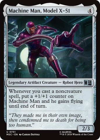 Image for Machine Man, Model X-51 (751) (Commander: Marvel Super Heroes) - Magic: The Gathering