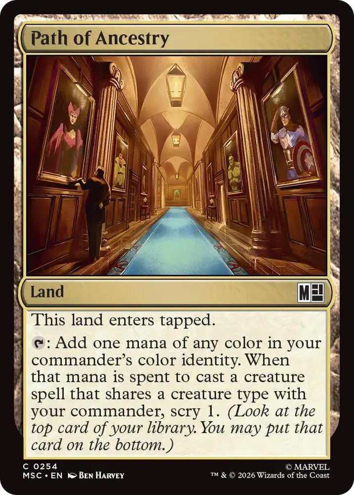 Image for Path of Ancestry (254) (Commander: Marvel Super Heroes) - Magic: The Gathering
