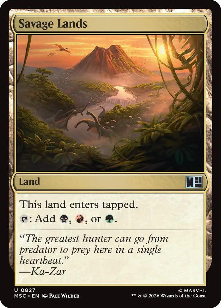 Image for Savage Lands (827) (Commander: Marvel Super Heroes) - Magic: The Gathering