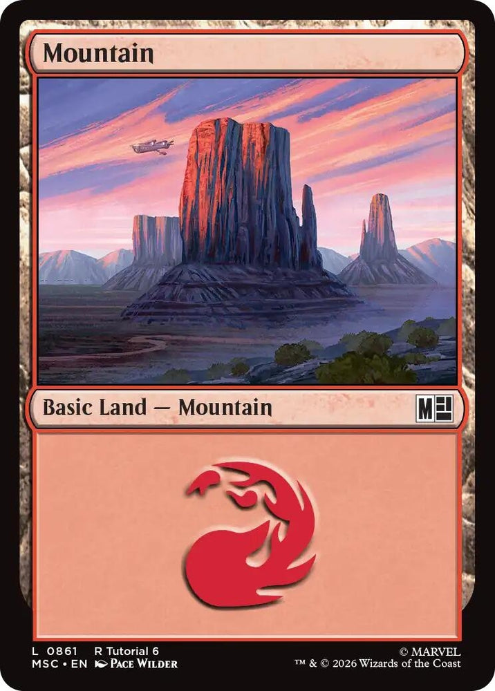 Image for Mountain (0861) (861) (Commander: Marvel Super Heroes) - Magic: The Gathering