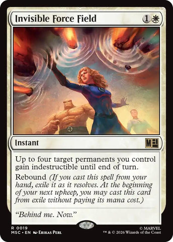 Image for Invisible Force Field (Surge Foil) (19) (Commander: Marvel Super Heroes) - Magic: The Gathering
