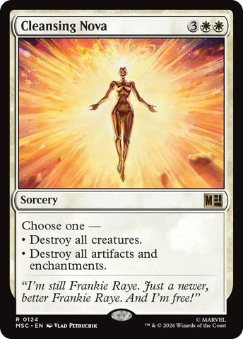 Image for Cleansing Nova (124) (Commander: Marvel Super Heroes) - Magic: The Gathering