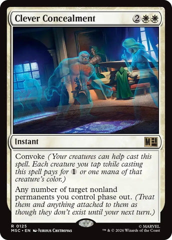 Image for Clever Concealment (Surge Foil) (125) (Commander: Marvel Super Heroes) - Magic: The Gathering