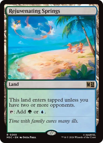 Image for Rejuvenating Springs (Surge Foil) (260) (Commander: Marvel Super Heroes) - Magic: The Gathering