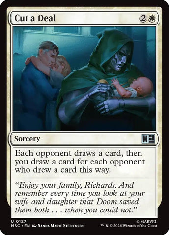 Image for Cut a Deal (127) (Commander: Marvel Super Heroes) - Magic: The Gathering