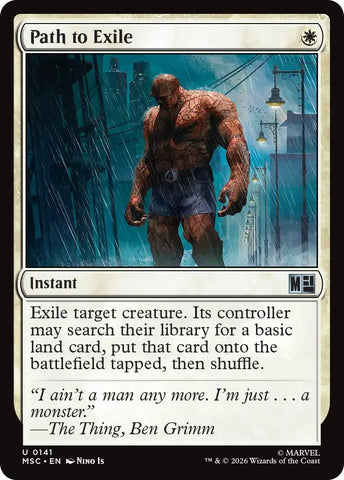 Image for Path to Exile (Surge Foil) (141) (Commander: Marvel Super Heroes) - Magic: The Gathering