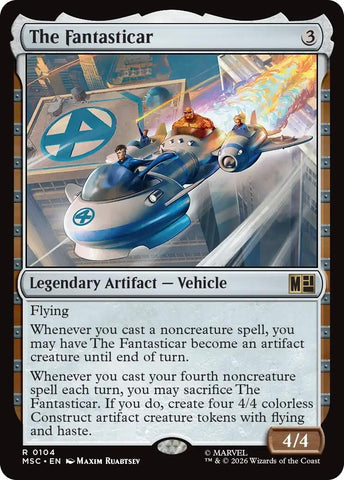 Image for The Fantasticar (Surge Foil) (104) (Commander: Marvel Super Heroes) - Magic: The Gathering