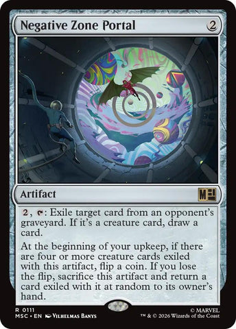 Image for Negative Zone Portal (Surge Foil) (111) (Commander: Marvel Super Heroes) - Magic: The Gathering