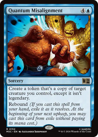 Image for Quantum Misalignment (Surge Foil) (152) (Commander: Marvel Super Heroes) - Magic: The Gathering