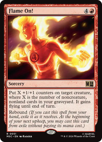 Image for Flame On! (Surge Foil) (51) (Commander: Marvel Super Heroes) - Magic: The Gathering