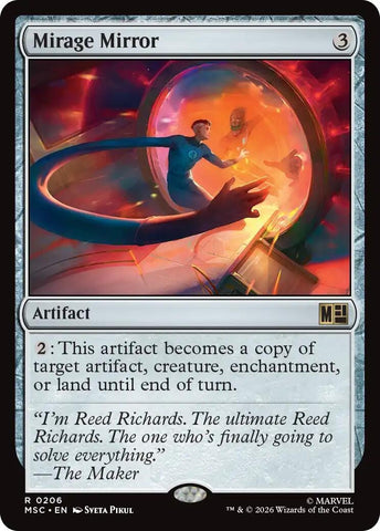 Image for Mirage Mirror (Surge Foil) (206) (Commander: Marvel Super Heroes) - Magic: The Gathering