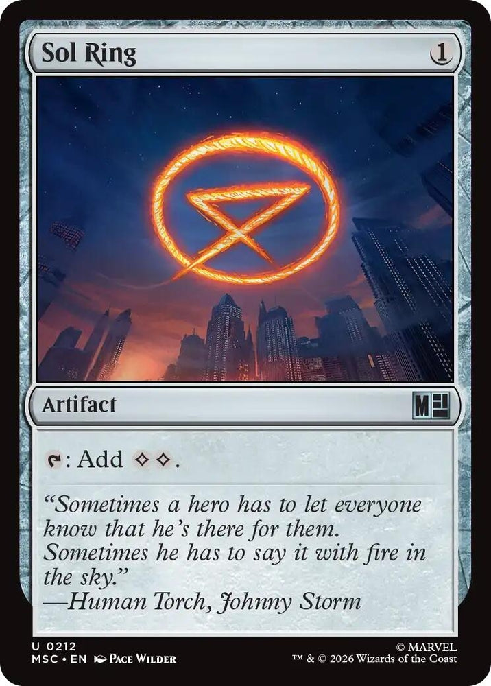 Image for Sol Ring (0212) (212) (Commander: Marvel Super Heroes) - Magic: The Gathering