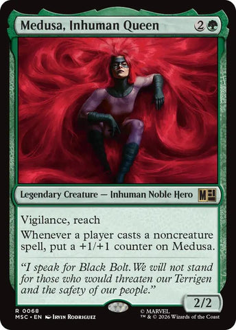 Image for Medusa, Inhuman Queen (Surge Foil) (68) (Commander: Marvel Super Heroes) - Magic: The Gathering