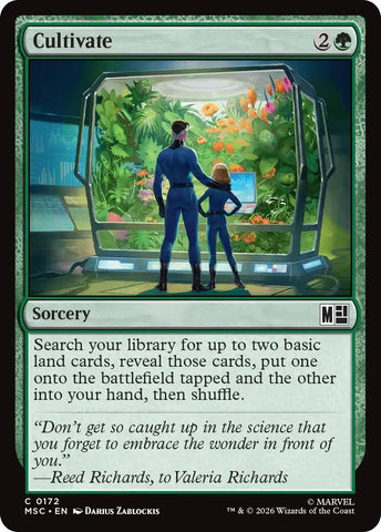 Image for Cultivate (Surge Foil) (172) (Commander: Marvel Super Heroes) - Magic: The Gathering
