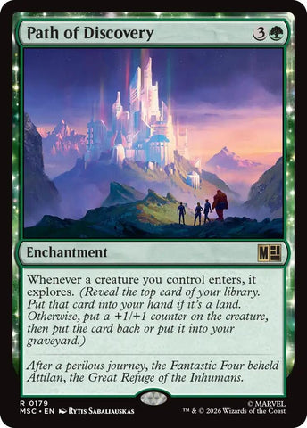 Image for Path of Discovery (Surge Foil) (179) (Commander: Marvel Super Heroes) - Magic: The Gathering