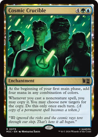 Image for Cosmic Crucible (Surge Foil) (79) (Commander: Marvel Super Heroes) - Magic: The Gathering