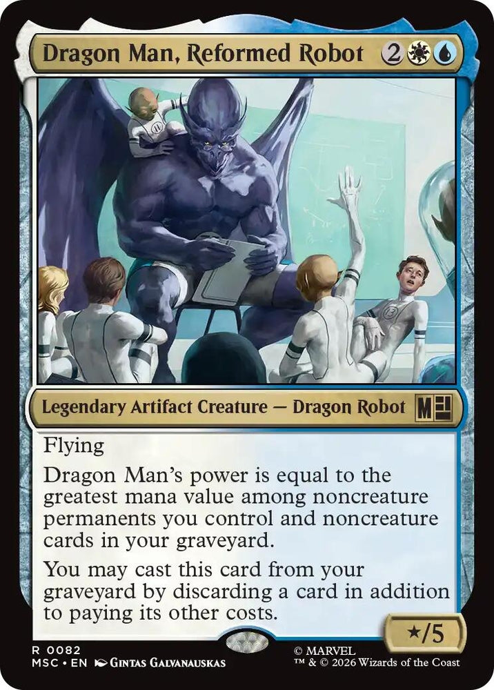Image for Dragon Man, Reformed Robot (82) (Commander: Marvel Super Heroes) - Magic: The Gathering
