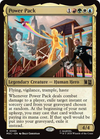 Image for Power Pack (Surge Foil) (90) (Commander: Marvel Super Heroes) - Magic: The Gathering