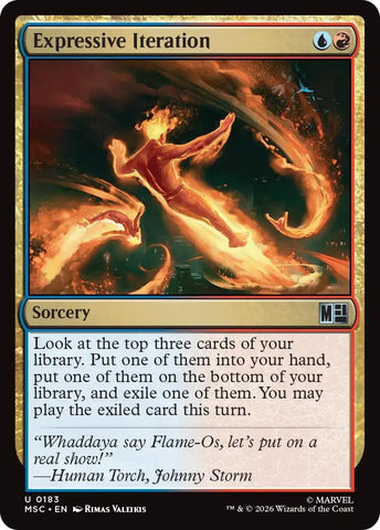 Image for Expressive Iteration (183) (Commander: Marvel Super Heroes) - Magic: The Gathering