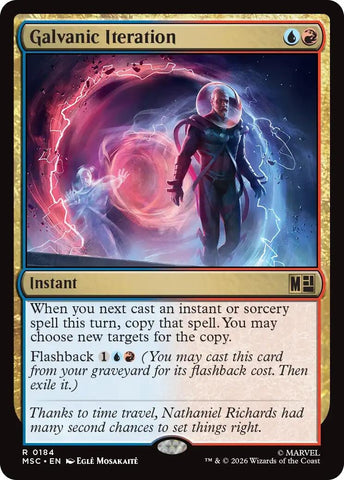 Image for Galvanic Iteration (Surge Foil) (184) (Commander: Marvel Super Heroes) - Magic: The Gathering
