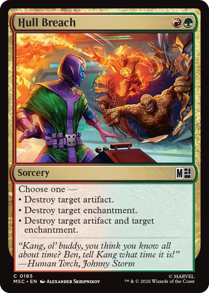 Image for Hull Breach (185) (Commander: Marvel Super Heroes) - Magic: The Gathering