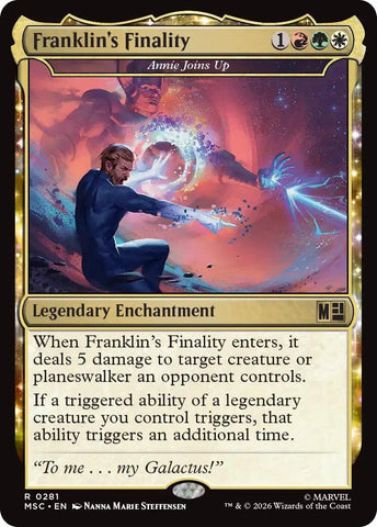 Image for Franklin's Finality - Annie Joins Up (Surge Foil) (281) (Commander: Marvel Super Heroes) - Magic: The Gathering