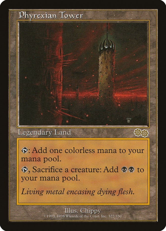 Image for Phyrexian Tower (322) [Urza's Saga]