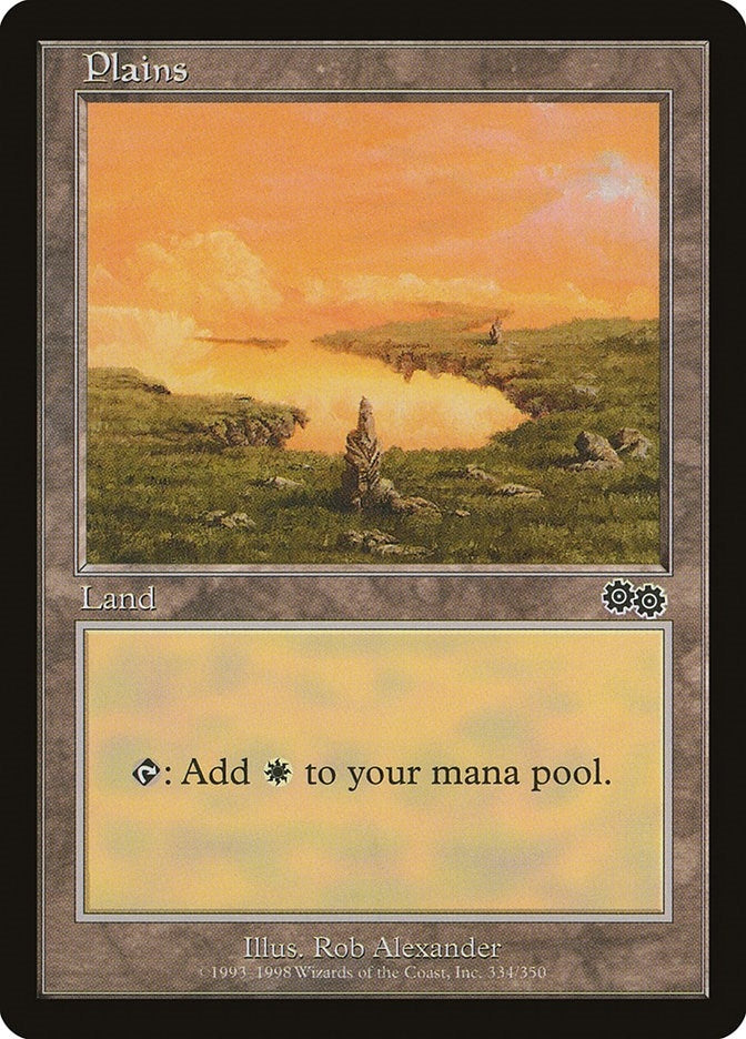 Image for Plains (334) (334) [Urza's Saga]