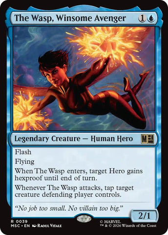 Image for The Wasp, Winsome Avenger (Surge Foil) (39) (Commander: Marvel Super Heroes) - Magic: The Gathering