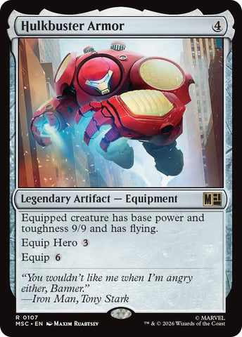 Image for Hulkbuster Armor (Surge Foil) (107) (Commander: Marvel Super Heroes) - Magic: The Gathering