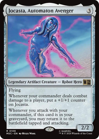 Image for Jocasta, Automaton Avenger (Surge Foil) (108) (Commander: Marvel Super Heroes) - Magic: The Gathering