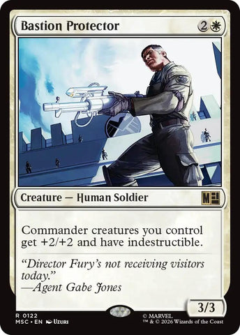Image for Bastion Protector (Surge Foil) (122) (Commander: Marvel Super Heroes) - Magic: The Gathering