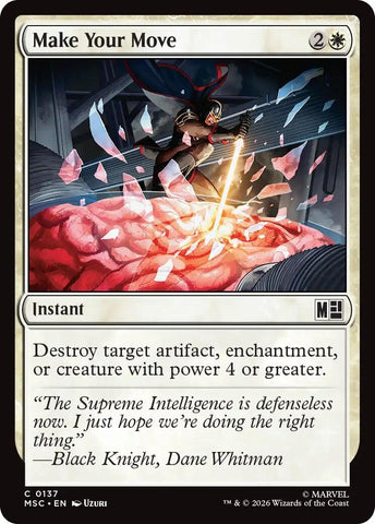 Image for Make Your Move (Surge Foil) (137) (Commander: Marvel Super Heroes) - Magic: The Gathering