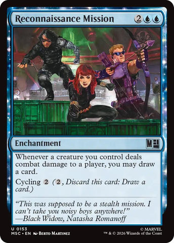 Image for Reconnaissance Mission (Surge Foil) (153) (Commander: Marvel Super Heroes) - Magic: The Gathering
