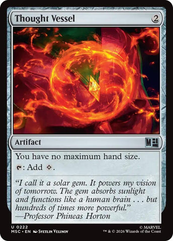Image for Thought Vessel (Surge Foil) (222) (Commander: Marvel Super Heroes) - Magic: The Gathering