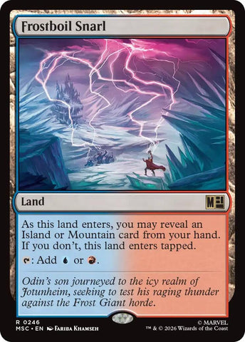 Image for Frostboil Snarl (Surge Foil) (246) (Commander: Marvel Super Heroes) - Magic: The Gathering