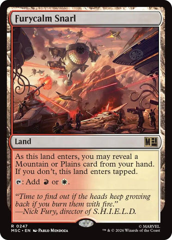 Image for Furycalm Snarl (Surge Foil) (247) (Commander: Marvel Super Heroes) - Magic: The Gathering