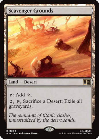 Image for Scavenger Grounds (Surge Foil) (263) (Commander: Marvel Super Heroes) - Magic: The Gathering